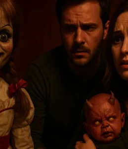 Annabelle John Leonetti boneca possuída casal bebê demônio