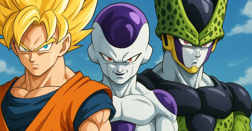 Dragon Ball Z 1989 Toei Animation Goku Sayajin Freeza Cell