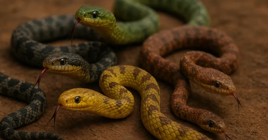 Sonhar com 5 cobras: avisos e transformação