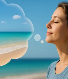 Sonhar indo para a praia: tranquilidade e desejo interno