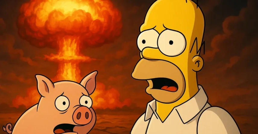 Os Simpsons: O Filme (2007): Homer, porco e a crise final!