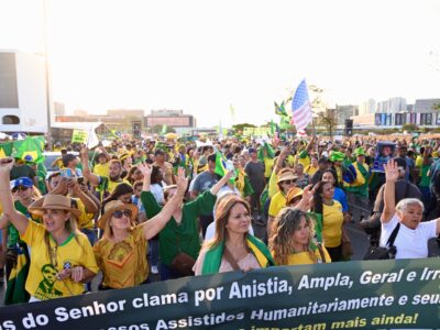 Presos do 8/1 esperançosos com veto à dosimetria