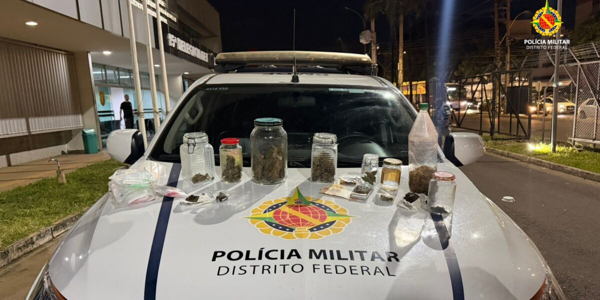 Cheiro de maconha leva PMDF a prender suspeito por tráfico em Ceilândia