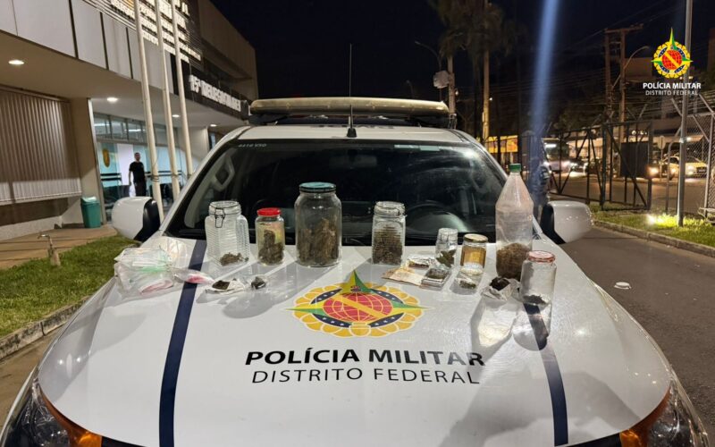 Cheiro de maconha leva PMDF a prender suspeito por tráfico em Ceilândia